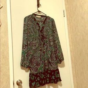 Michael Kors paisley pattern dress